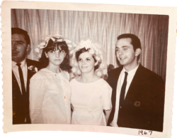 Sally and Dan Wedding 1967 with Susan Markey
