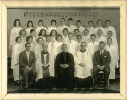 Lutheran Church Choir, Dan McGillis farthest right top row